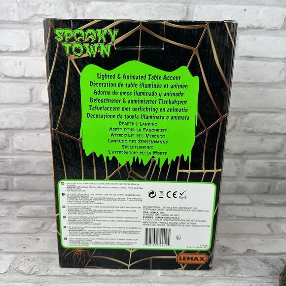 Lemax Spooky Town Grim Reaper´s Landing Halloween...